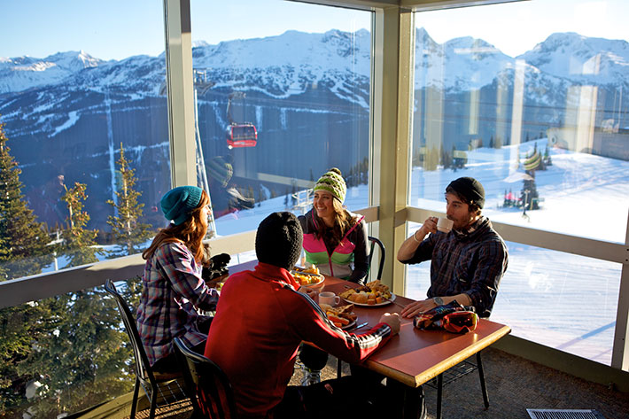 Freas Tracks Breakfast Whistler Blackcomb