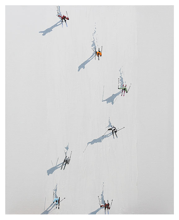 Snow Series Gloria Estefanell Whistler Contemporary Gallery