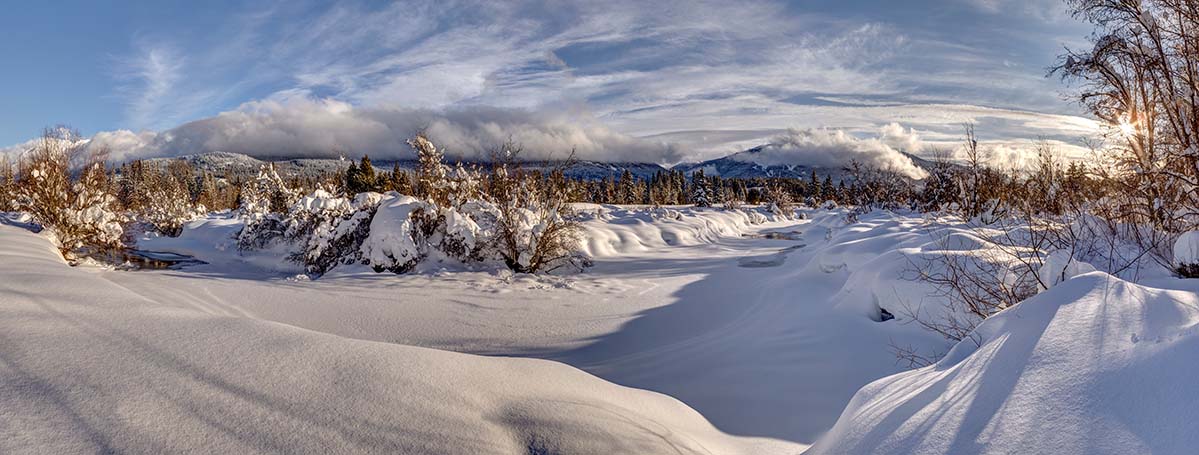 Canadian Snowmobile Adventures, Blackcomb Mountain, winter.