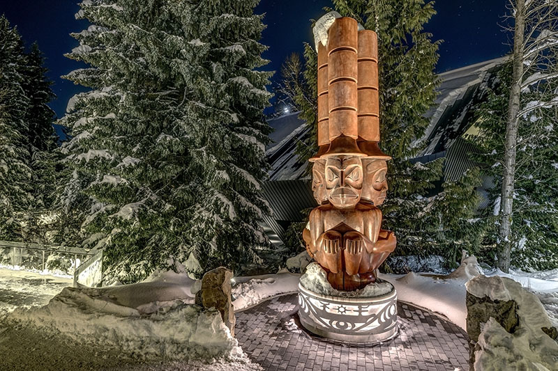 Whistler winter, Olympic Plaza